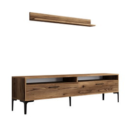 Hanah Home Istanbul - Mueble de TV Nogal